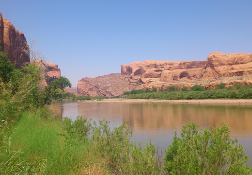 Le Colorado à l'Anticline près de Moab